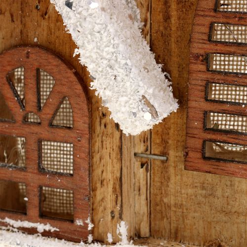 Floristik24 Fatemplom LED világítással meleg fehér 5L 16cm x 27cm