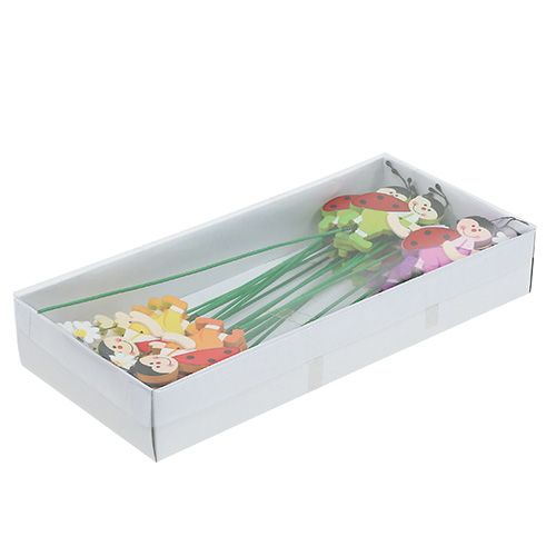 Floristik24 Fa katicabogár pálcán 7cm 24db