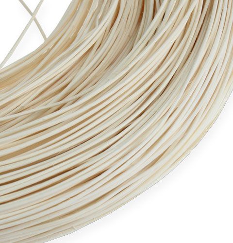 Floristik24 Fonott vessző fehér 1,3mm 250g