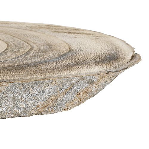 Floristik24 Ovális fakorong 30cm - 40cm égett