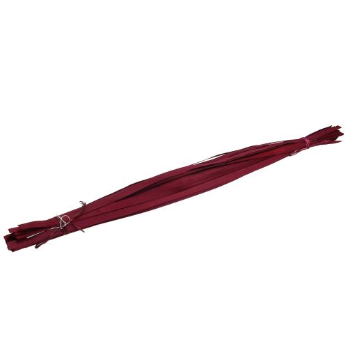 Floristik24 Fa szalagok Bordeaux 95cm - 100cm 50 db