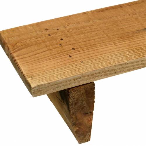 Floristik24 Fa tálca natúr lábakkal 58cm H10cm