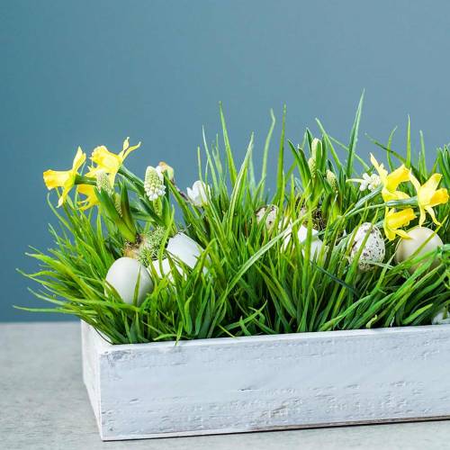 Floristik24 Shabby Chic fatálca fehér téglalap alakú 37,5 cm x 14,5 cm H6,3 cm