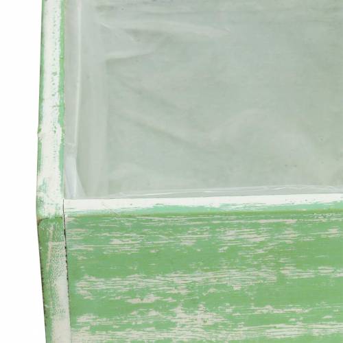 tételeket Ültetőfa világoszöld fehér mosott 10×10cm/14×14cm 2 db-os készlet