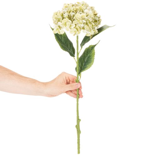 Műhortenzia virág hosszú szárral és levelekkel, 60cm | Floristik24.hu