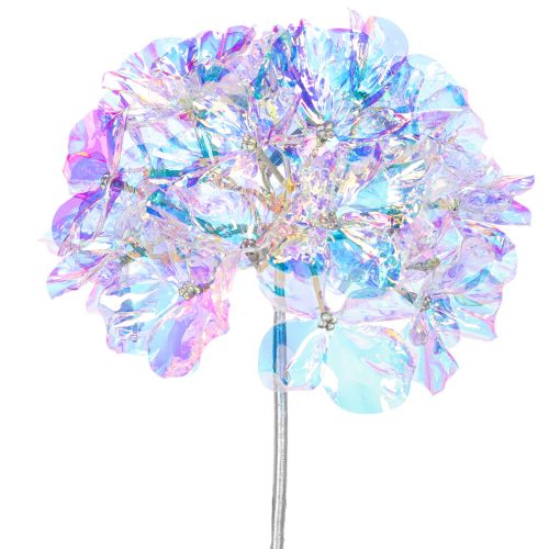 Mesterséges Hortenzia Virágzó Ág Irizáló Színekben 36cm 2 db | Floristik24.hu