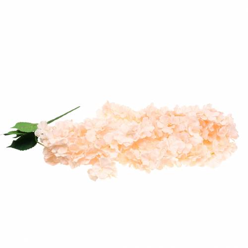 Floristik24 Dekoratív virágfüzér műbarack 135cm 5 szál