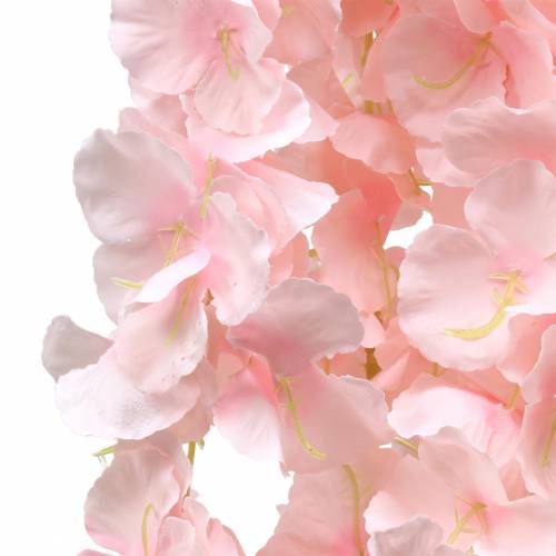 tételeket Dekoratív virágfüzér mesterséges világos rózsaszín 135cm 5 szál