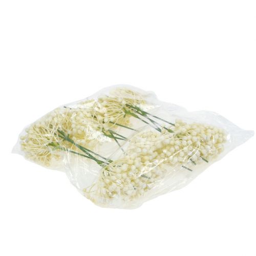 tételeket Hortenzia bimbó pick 22cm krém 12db