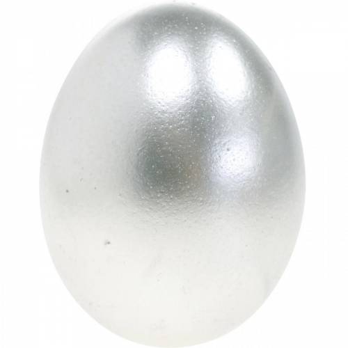 tételeket Csirke tojás Ezüst húsvéti dekoráció Fújt tojás 10db