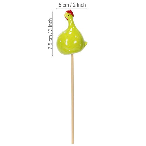 tételeket Dekoratív csirkepálcák tavaszi virágdíszekhez és asztaldíszekhez, 7,5 cm, 4 darab