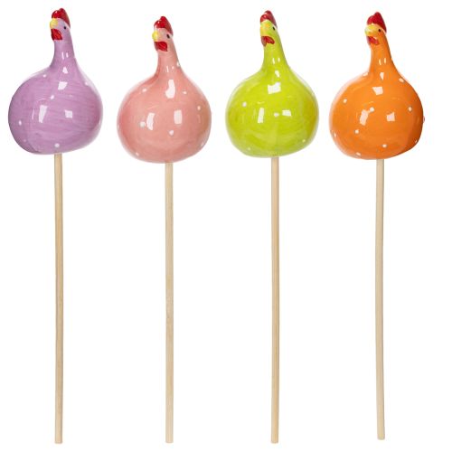 tételeket Dekoratív csirkepálcák tavaszi virágdíszekhez és asztaldíszekhez, 7,5 cm, 4 darab