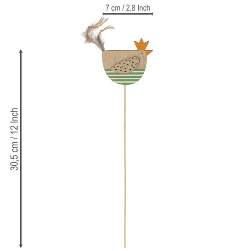 tételeket Húsvéti csirkerudak vidám tavaszi dekorációhoz, 7 cm, 12 darab