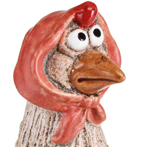 Floristik24 Kerámia díszcsirkék Húsvéti kakas és tyúk H20/22cm 2 db