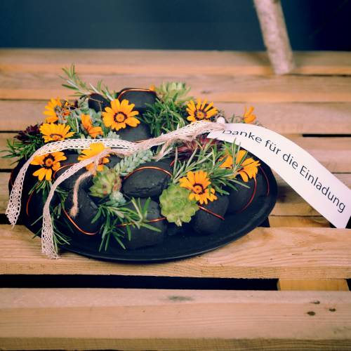 Floristik24 Narancssárga alumínium huzal Ø2mm 500g 60m