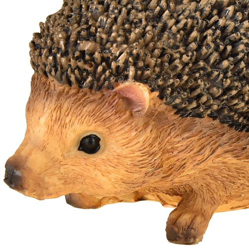 Floristik24 Sün díszfigura ősz kézzel festett barna 14×9,5×9cm