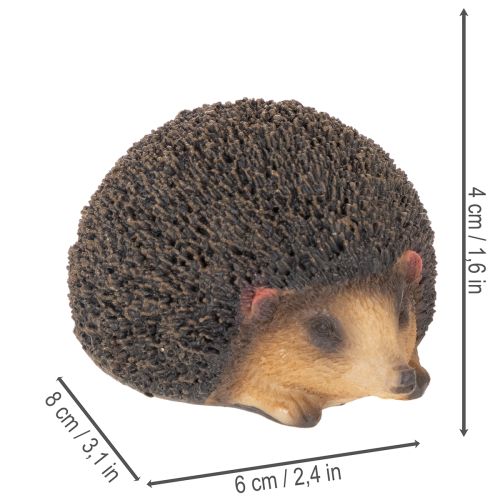 tételeket Sün Dekoratív Figura, Kis Asztaldísz Őszre, 8cm