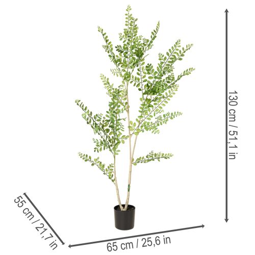Műnövény cserépben, 130 cm magas, zöld, dekoratív | Floristik24.hu