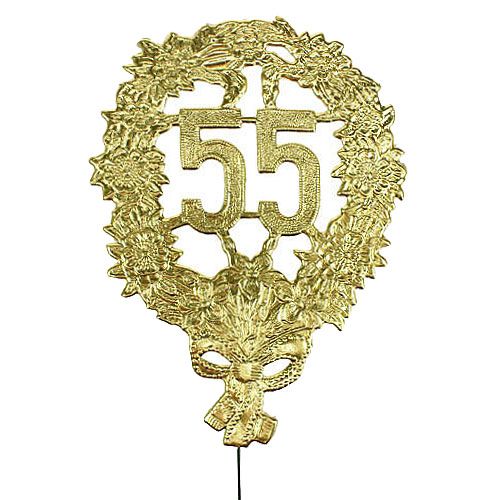 tételeket Jubileumi szám 55 Ø8cm 10db