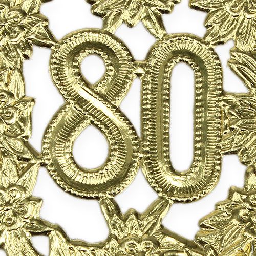 tételeket Jubileumi szám 80 Ø8cm 10db