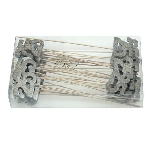 Floristik24 Jubileumi szám "25" fa ezüstből 36db