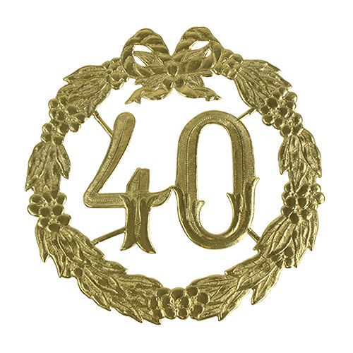 Floristik24 40. évfordulós szám aranyban