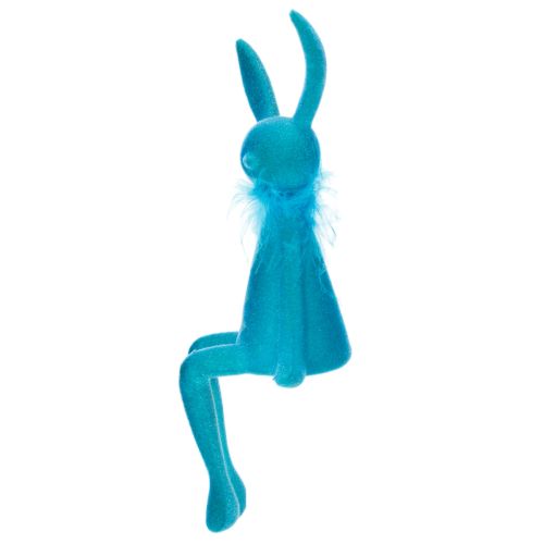 tételeket Húsvéti dekoráció, nyúl alakú polcra helyezhető, ideális bájos tavaszi asztaldíszként, 27 cm, 2 darab