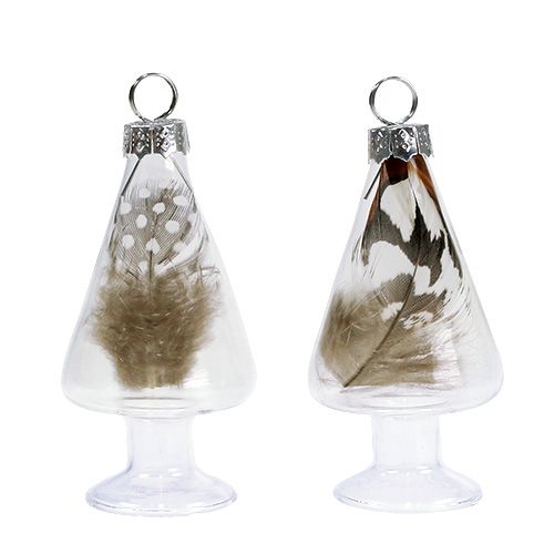 Kártyatartó üveg rugóval 4cm x 8cm átlátszó 2db