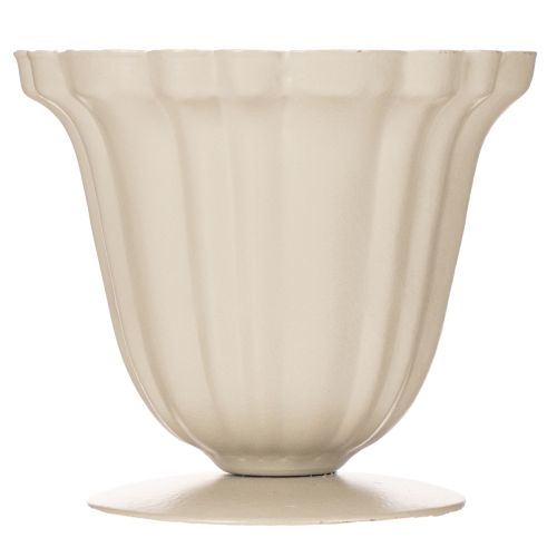 Dekoratív tál, krémszínű trófea, kicsi, 10cm | Floristik24.hu