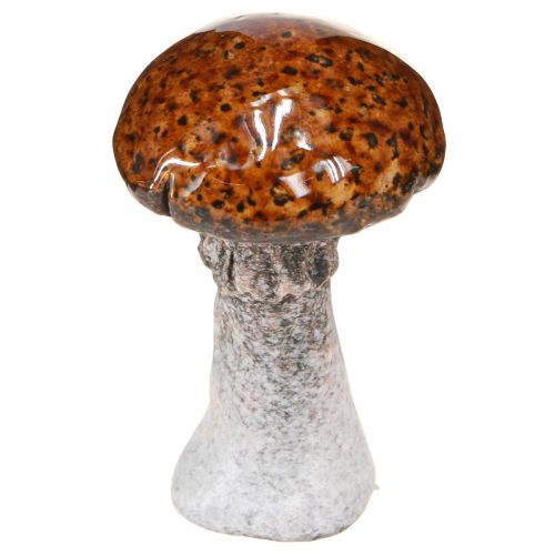 Floristik24 Kerámia gombák kerámia dekorációs gombák narancssárga barna 8cm 3 db