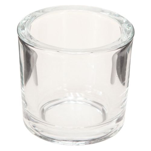 tételeket Gyertya üvegedény Mini Üveg Vödör átlátszó Ø6,5cm H6cm 6db