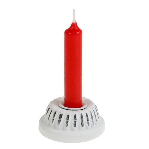 tételeket Gyertyatartós tepsi fehér Ø5,3cm H2cm