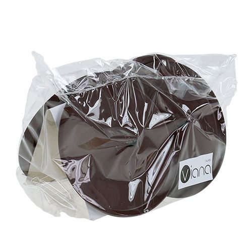 tételeket Gyertyatartó barna Ø10cm 4 db