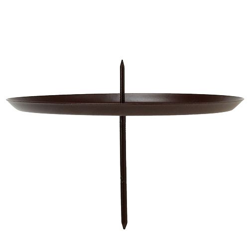 tételeket Gyertyatartó barna Ø7cm 4 db