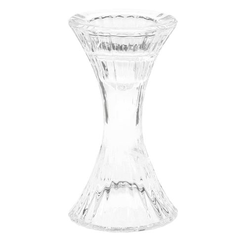 tételeket Gyertyatartó üveg kerek pálcika gyertyatartó Ø7cm H13cm 2db