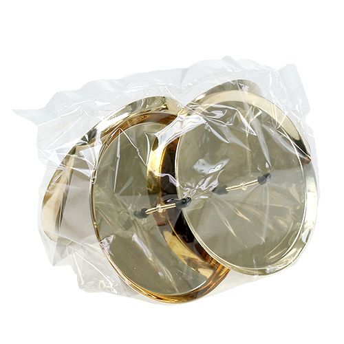 tételeket Mécsestartó arany Ø10cm 4 db