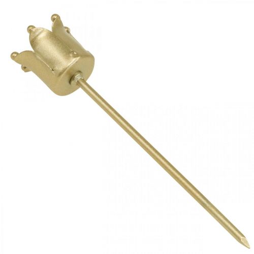 tételeket Arany korona gyertyatartó, fém pálcika gyertyatartó 4 db