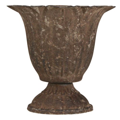 Floristik24 Gyertyatartó trófea antik pálca gyertyatartó fém Ø10cm H9,5cm