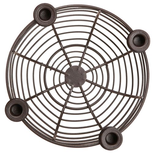 tételeket Gyertyatartó 4 db gyertyához dísztál fém barna Ø14cm