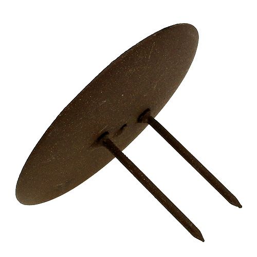 tételeket Barna gyertyatartó Ø9cm 4 db