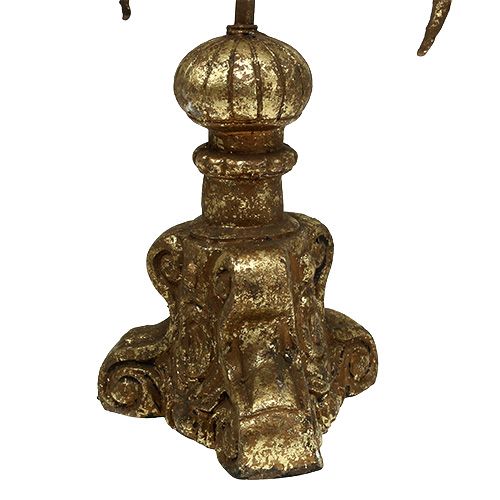 Floristik24 Gyertyatartó angyalszárnyas arany H42cm