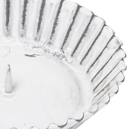 tételeket Dugaszolható gyertyatartó fehér tortaforma Ø10cm 4db