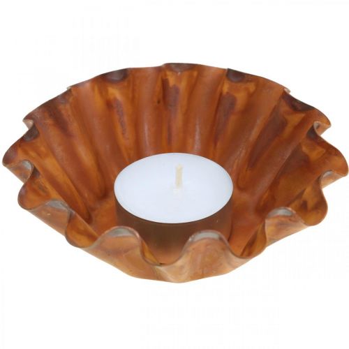 Floristik24 Tortaforma, gyertyatartó, fém tányér, rozsdamentes rács Ø11,5cm H4cm 4db