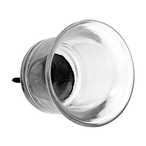 tételeket Mécsestartó teamécseshez, üveg, átlátszó, Ø6cm, M10cm, 2db