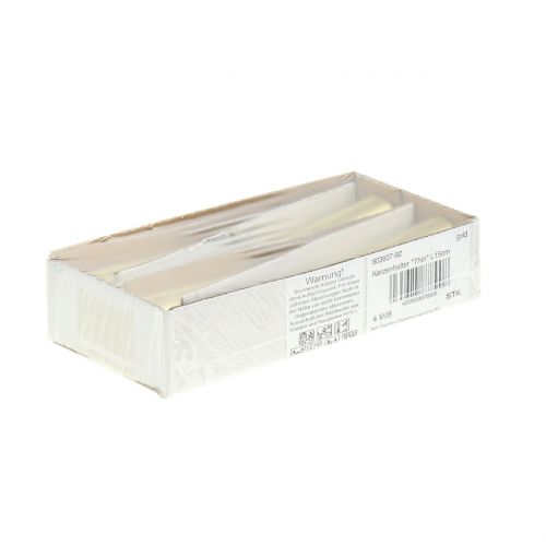 tételeket Gyertyatartó rúdgyertyához keskeny arany Ø2,2cm H15cm 4db