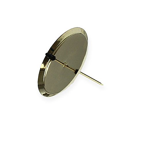 Gyertyatartó arany Ø7cm 4 db