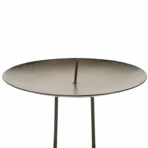 Floristik24 Plug-in gyertyatartó 8cm barna 4 db