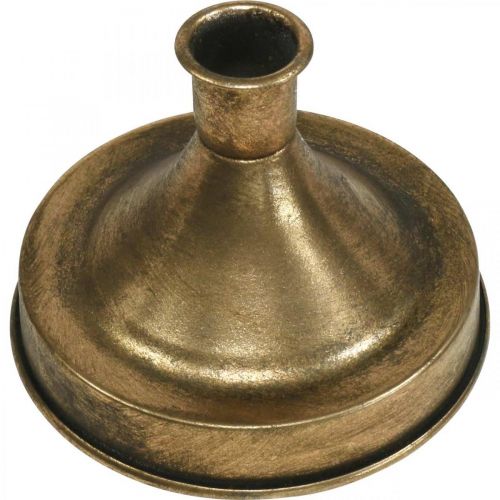 Floristik24 Gyertyatartó Arany Fém Gyertyatartó Antik megjelenés H8,5cm