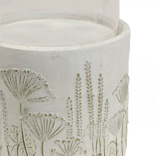 tételeket Gyertyatartó lámpás üveg talppal Ø17cm H32cm