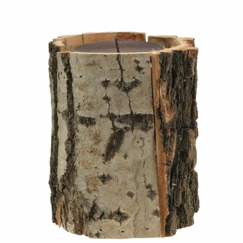 Floristik24 Gyertyatartó fa Ø13cm H16cm